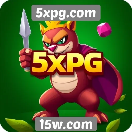 Variedade de jogos disponíveis no 5xpg.com